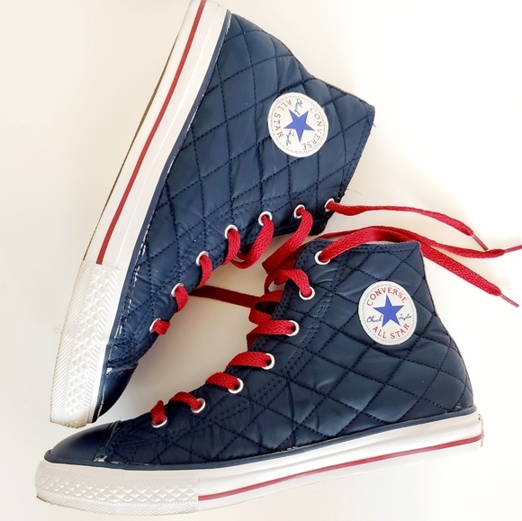 red high top converse junior